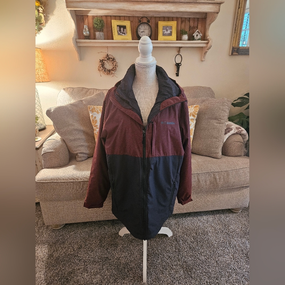Mens Columbia Sportswear Interchange Jacket Size Largr